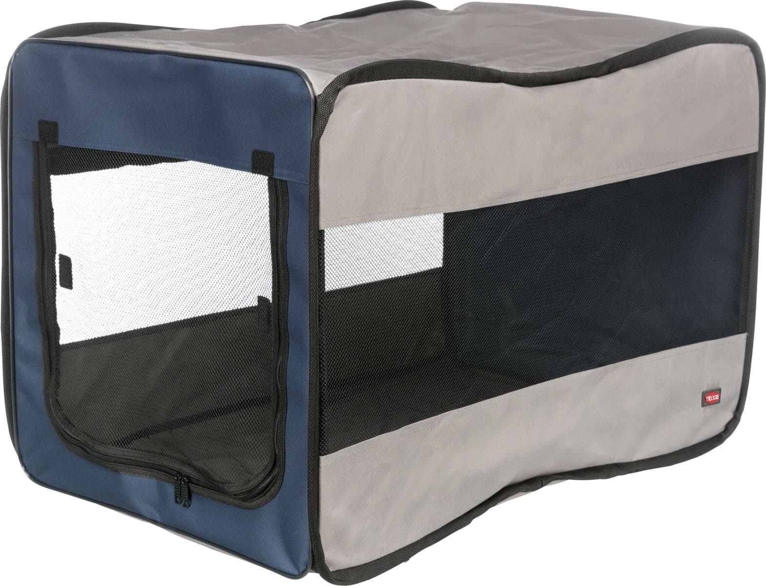 Trixie Twister Mobile kennel Dark Blue/Light Blue (Small–Medium: 50x52x76cm)