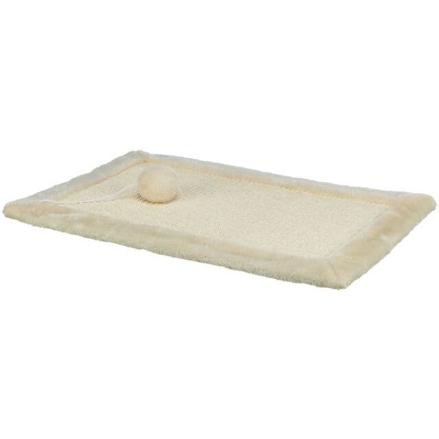 Trixie Scratching mat with plush border Natural/Brown (55x35cm)