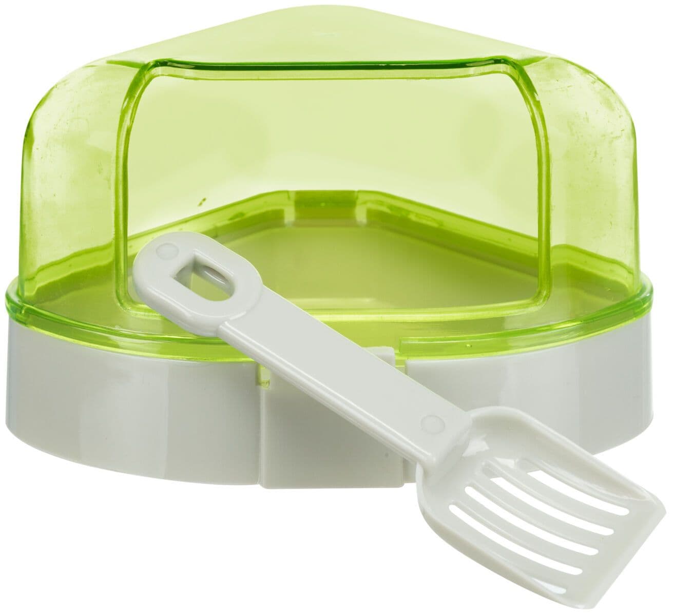 Trixie Small Animal Corner Litter Tray With Hood (14x8x11/11cm)