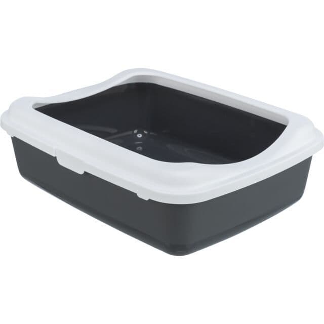 Trixie Classic Litter Tray (Dark Grey/White)