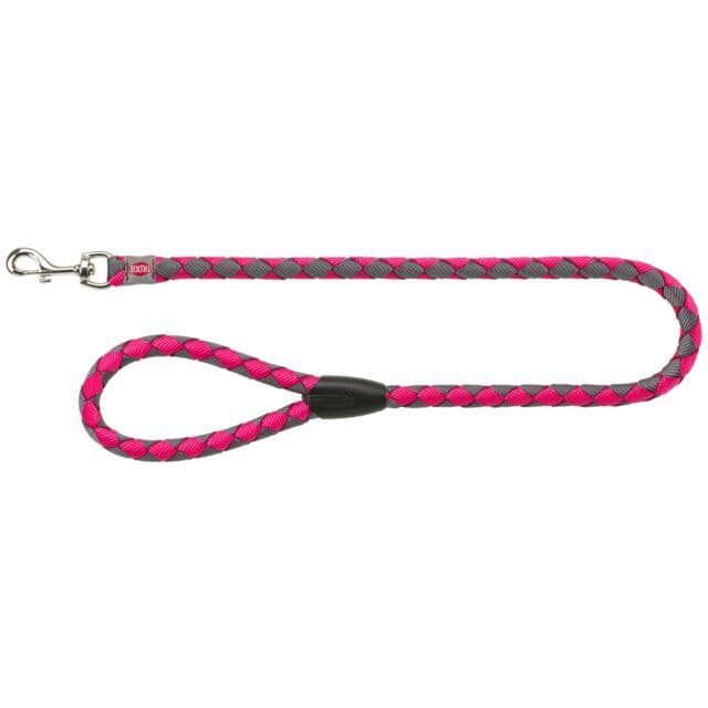 Trixie Cavo Dog Lead Fuchsia/Graphite ((S/M/)(1M/12mm)