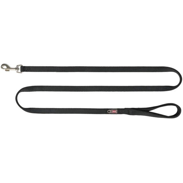 Trixie Premium Extra Long Double Layered Lead Black (XS-S)(1.8m/15mm)
