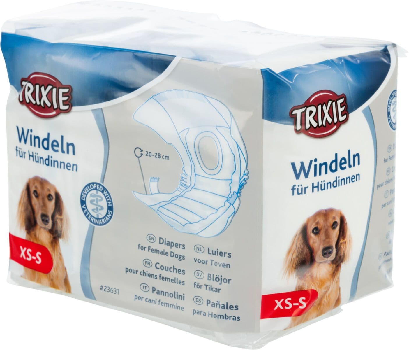 Trixie Diapers For Female Dogs (XS-S / 20-28cm)