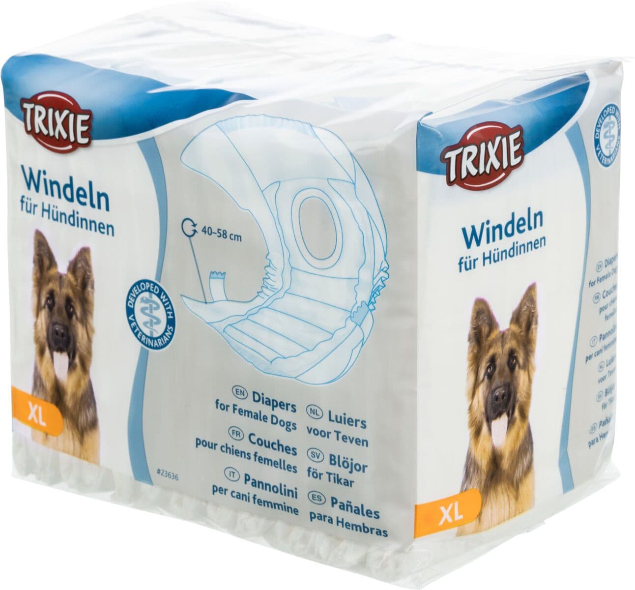 Trixie Diapers For Female Dogs (XL / 40-58cm)