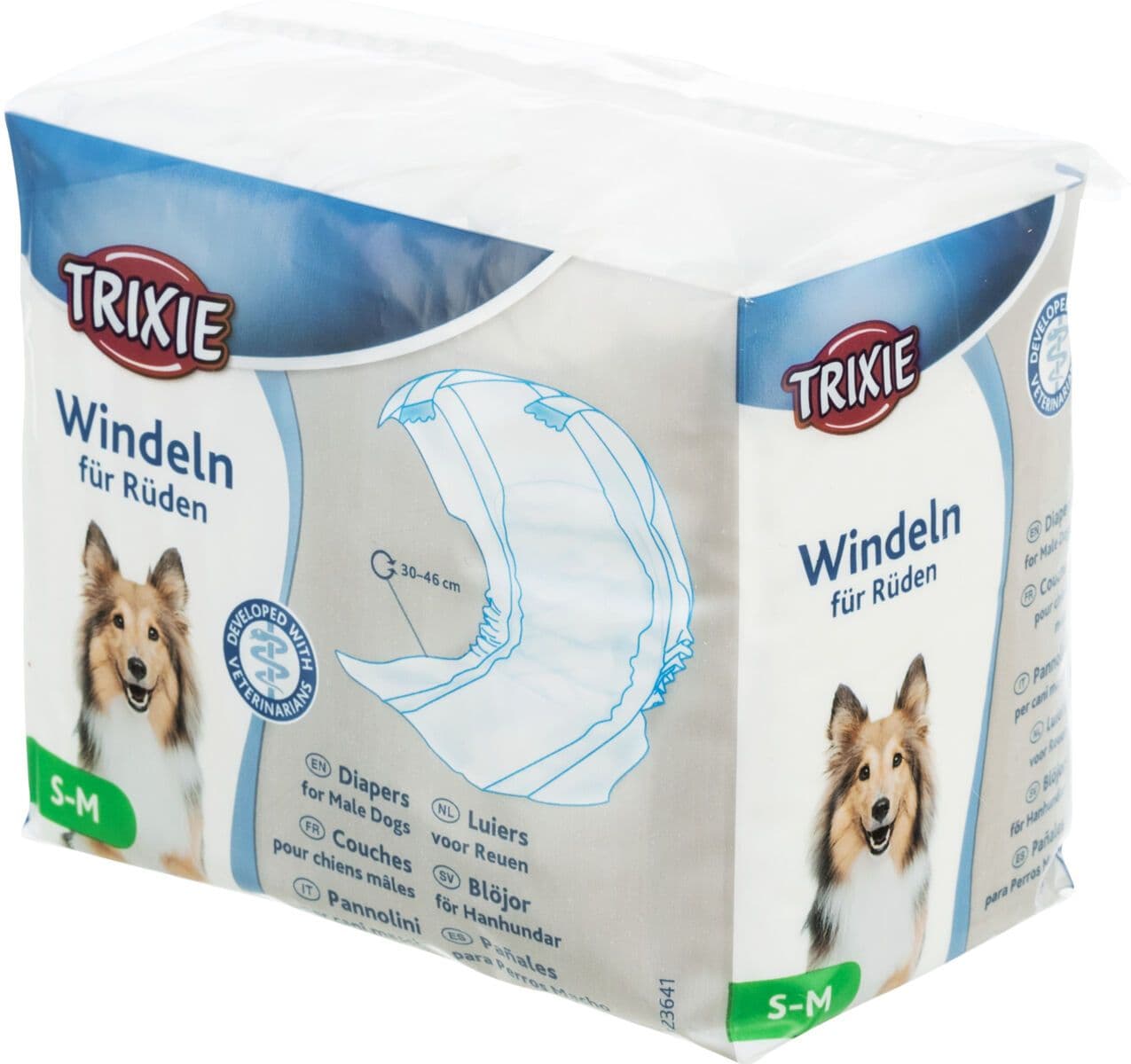 Trixie Diapers For Male Dogs (S-M / 30-46cm)