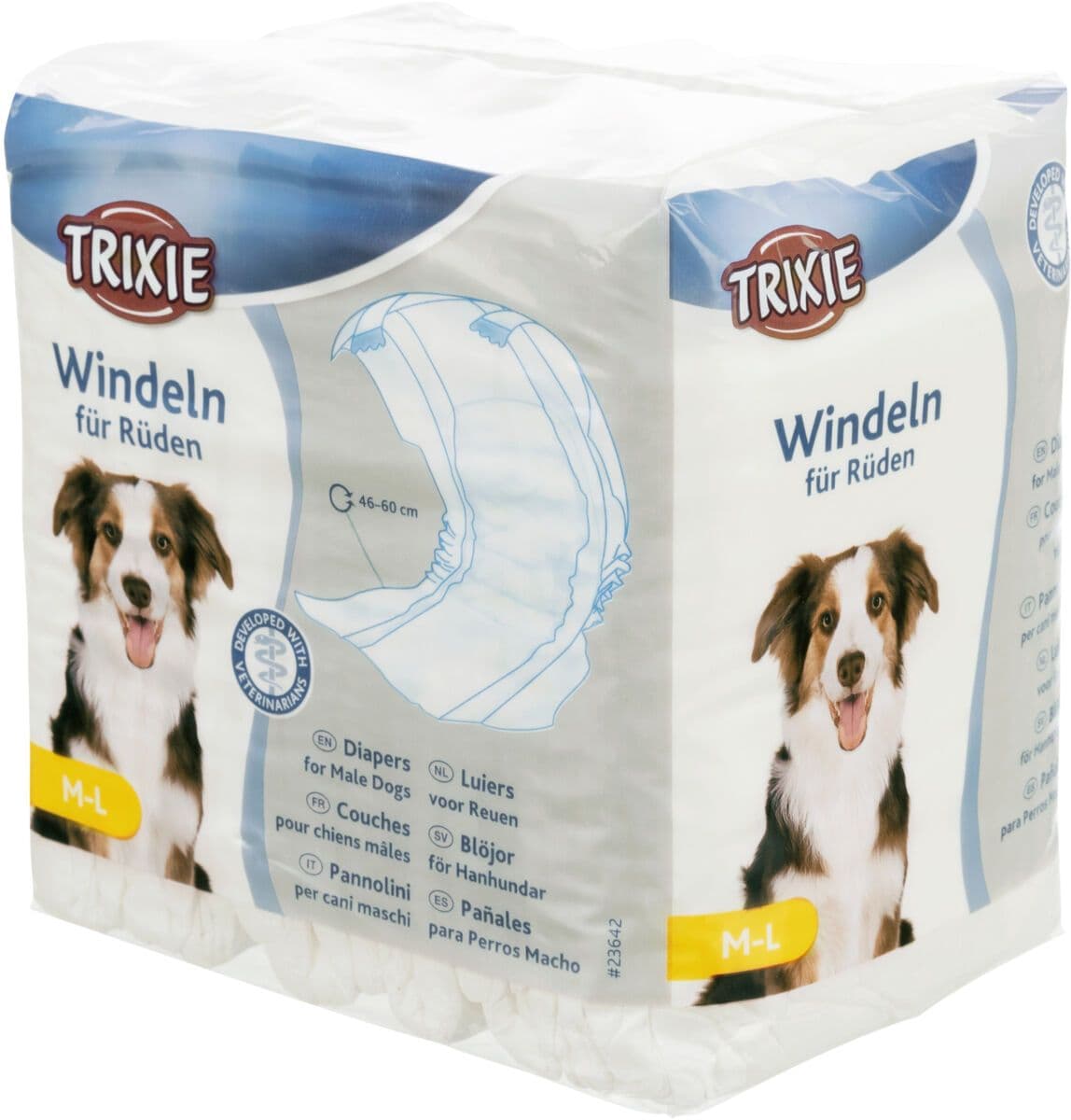 Trixie Diapers For Male Dogs (M-L / 46-60cm)