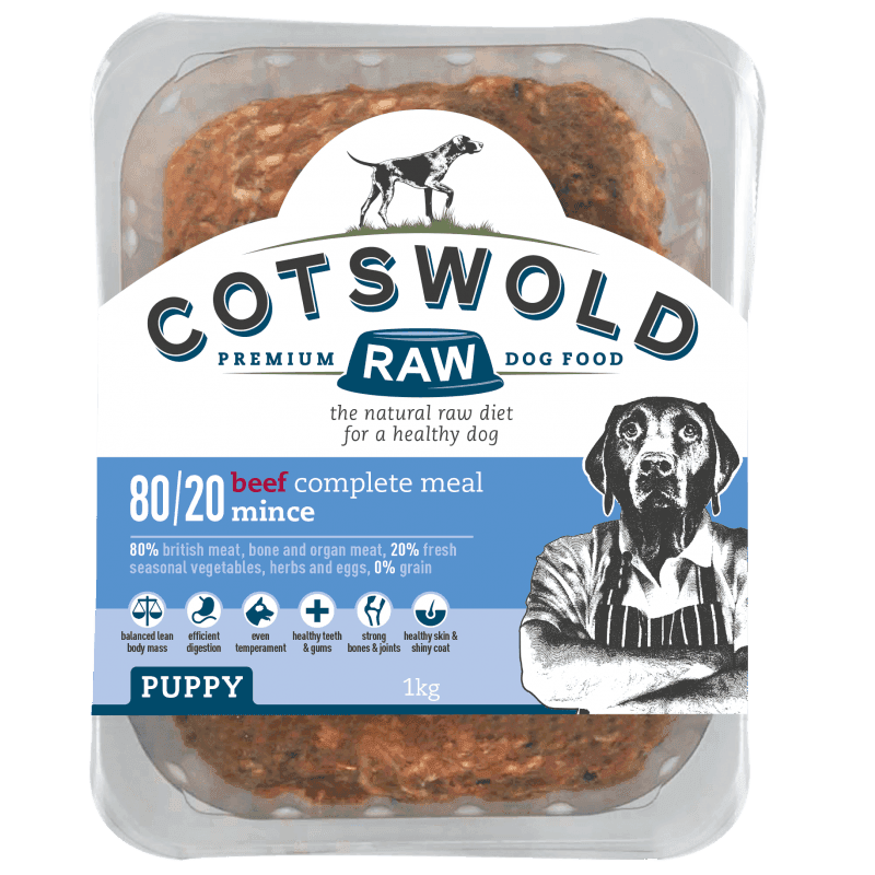 Cotswold Raw Puppy Beef Mince (1kg)
