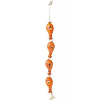 Classic Vinyl Chick Leg Rope Tug