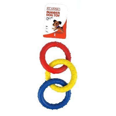 Classic Triple Ring Rubber Tug
