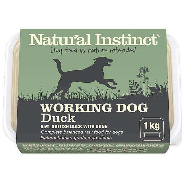 Natural Instinct Raw Working Dog Duck (1kg)