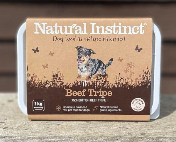 Natural Instinct Raw Natural Beef Tripe (1kg)