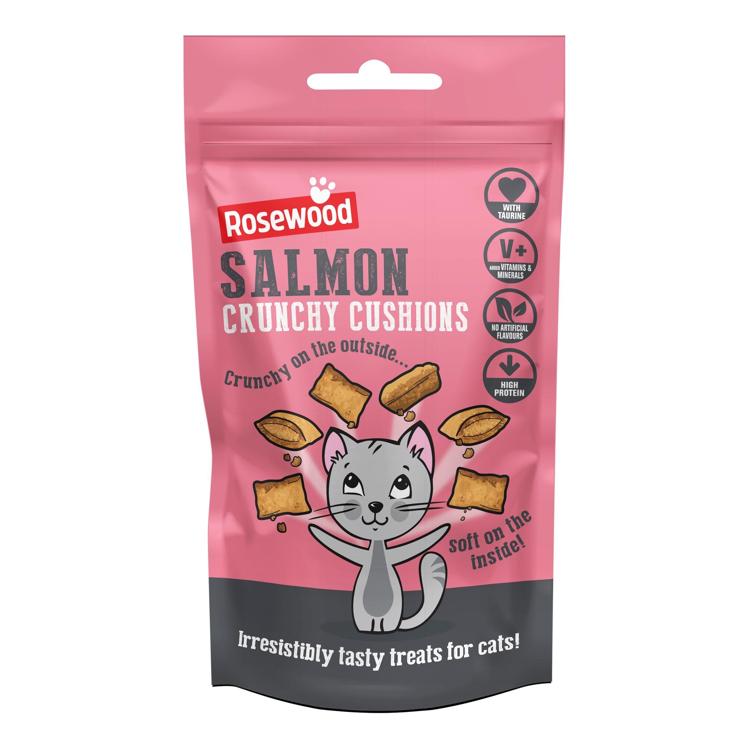 Rosewood Crunchy Salmon Cushions (60g)