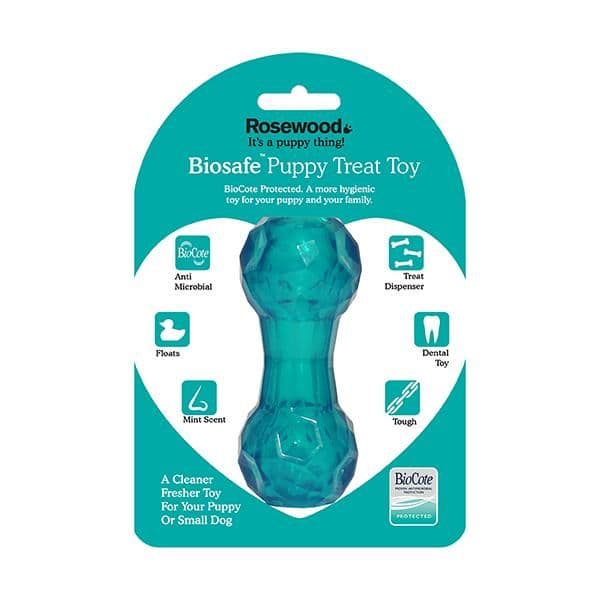 Rosewood Puppy Treat Dumbell (Blue)