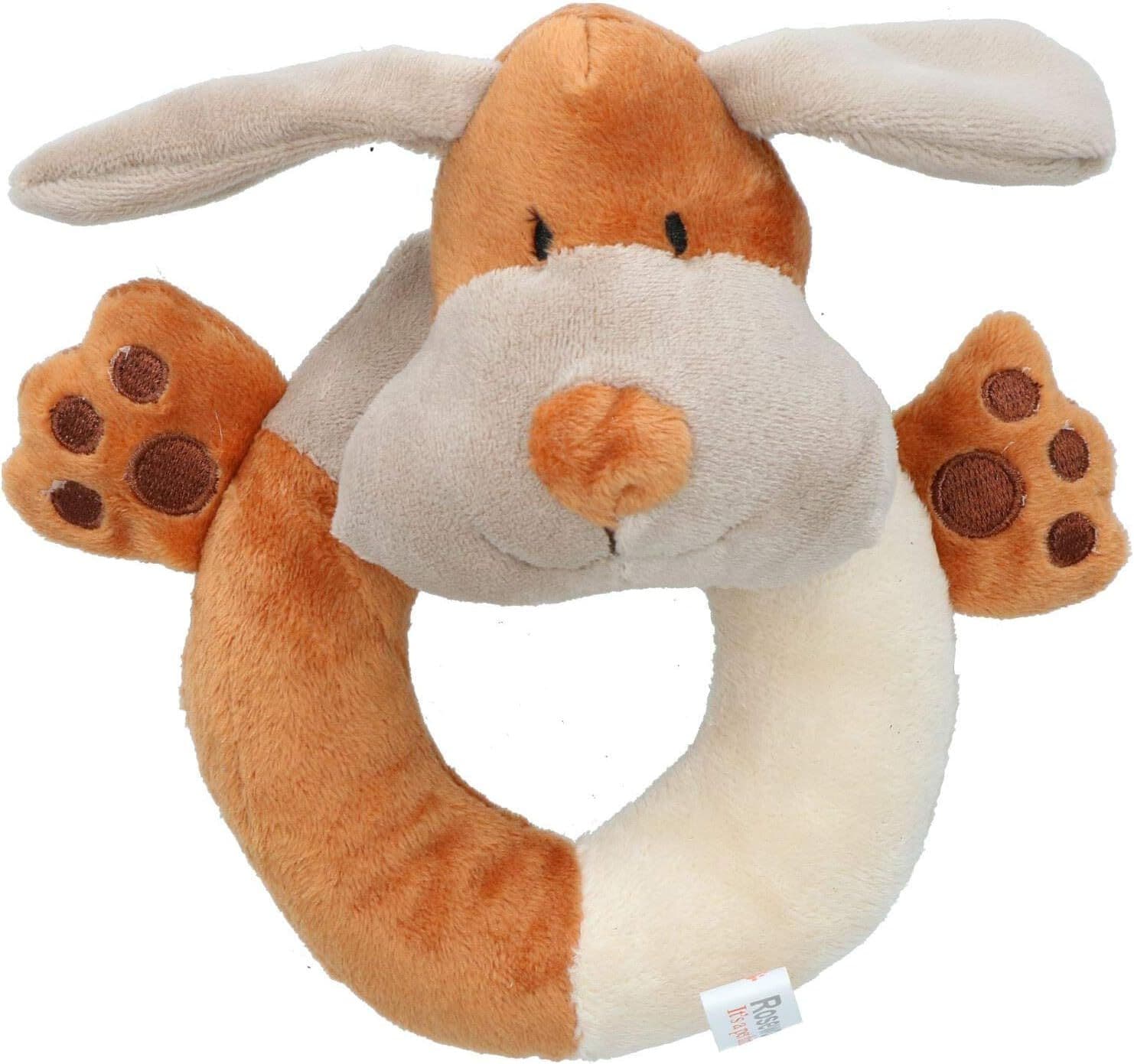 Rosewood Natural Nippers Cuddle Plush Ring