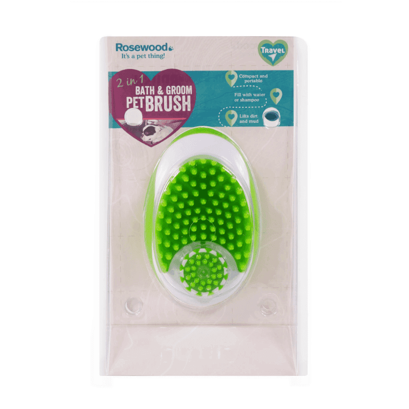 Rosewood 2 in 1 Bath & Groom Brush