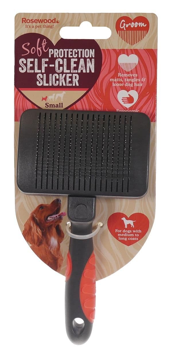 Rosewood Brushes Self Cleaning Small