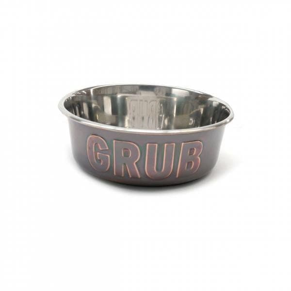 Rosewood Grub Steel Pet Bowl (Small)