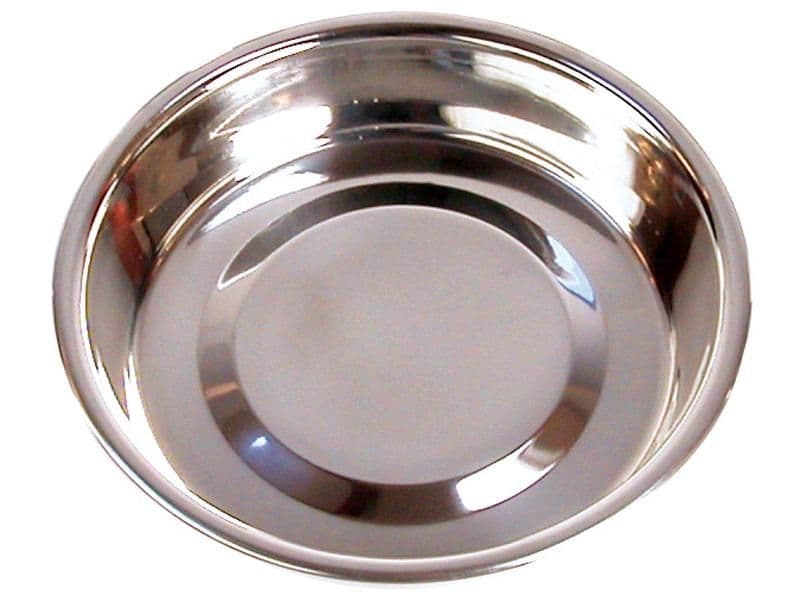 Rosewood Shallow Puppy Pan Stainless Steel Bowl (6")