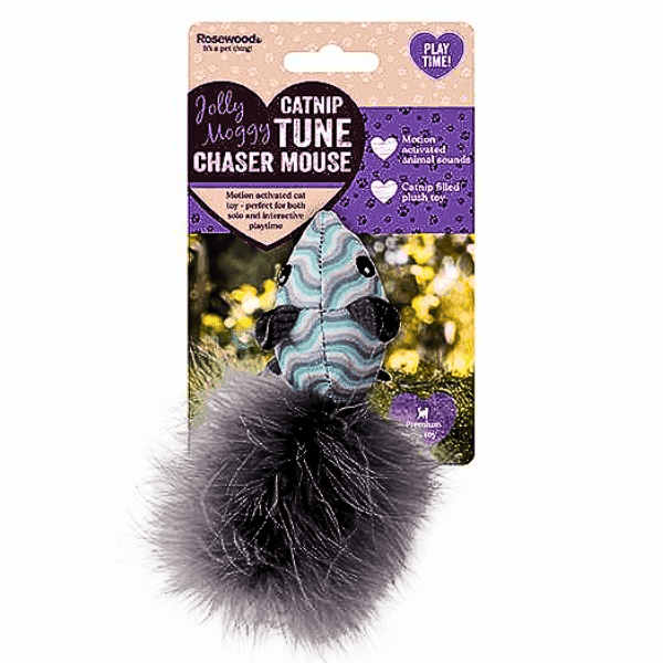 Rosewood Catnip Tune Chaser Mouse