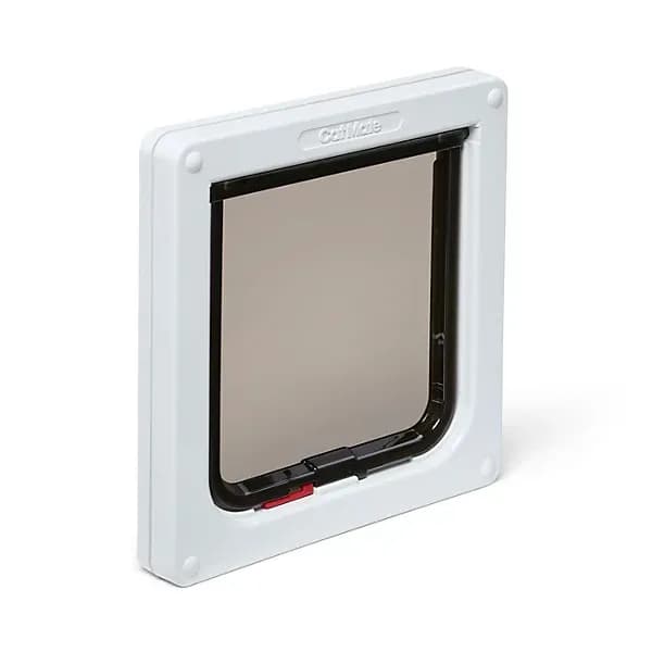 Cat Mate Cat Flap Lockable Cat Door White (304W)