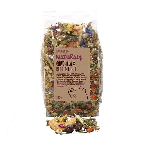 Rosewood Chinchilla & Degu Delight (150G)