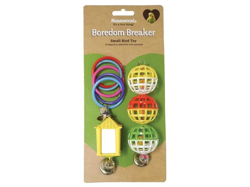 Rosewood 3 Pk Assorted Budgie & Canary Toys