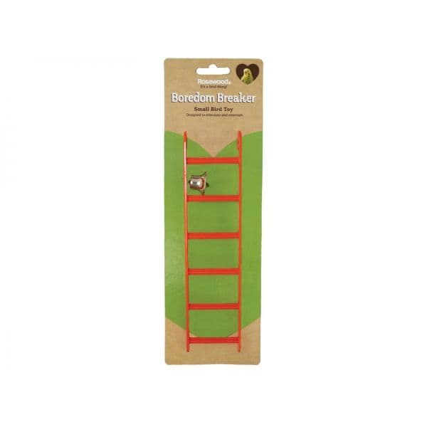 Rosewood 9" Bird Ladder With Bell