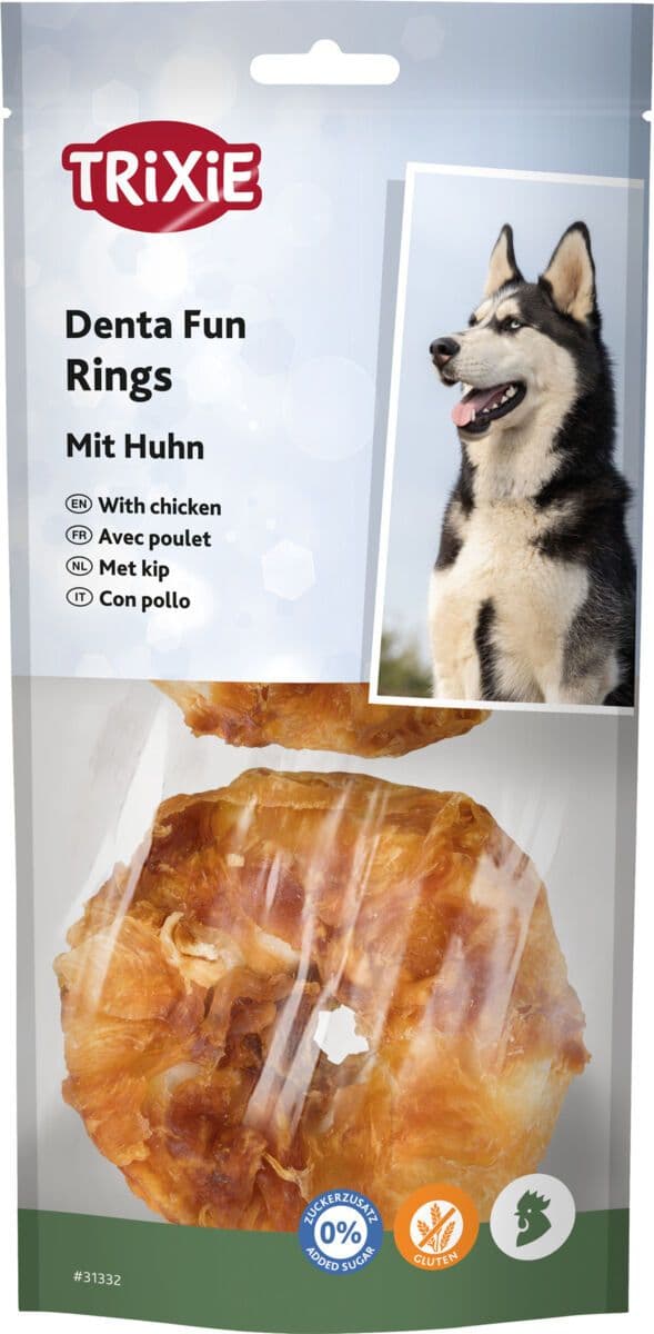Denta Fun Chicken Chewing Ring (6cm/55g)