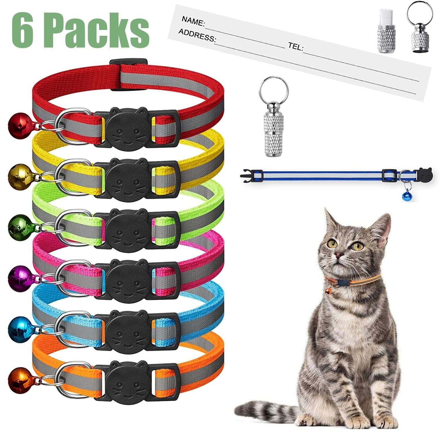 Rosewood Kitten Reflective Collar