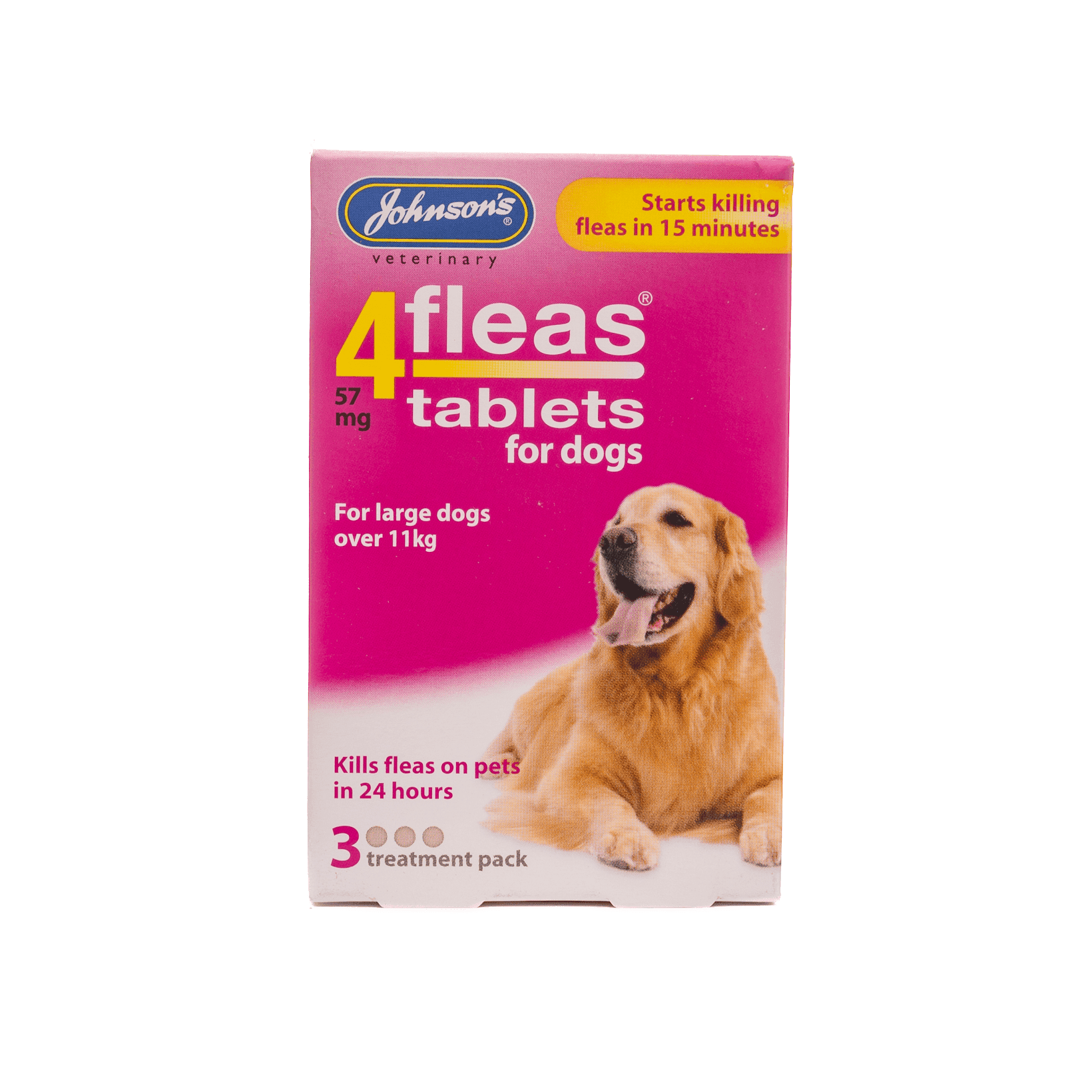 Johnsons 4fleas Tablets Dogs over 11kg (3pk)