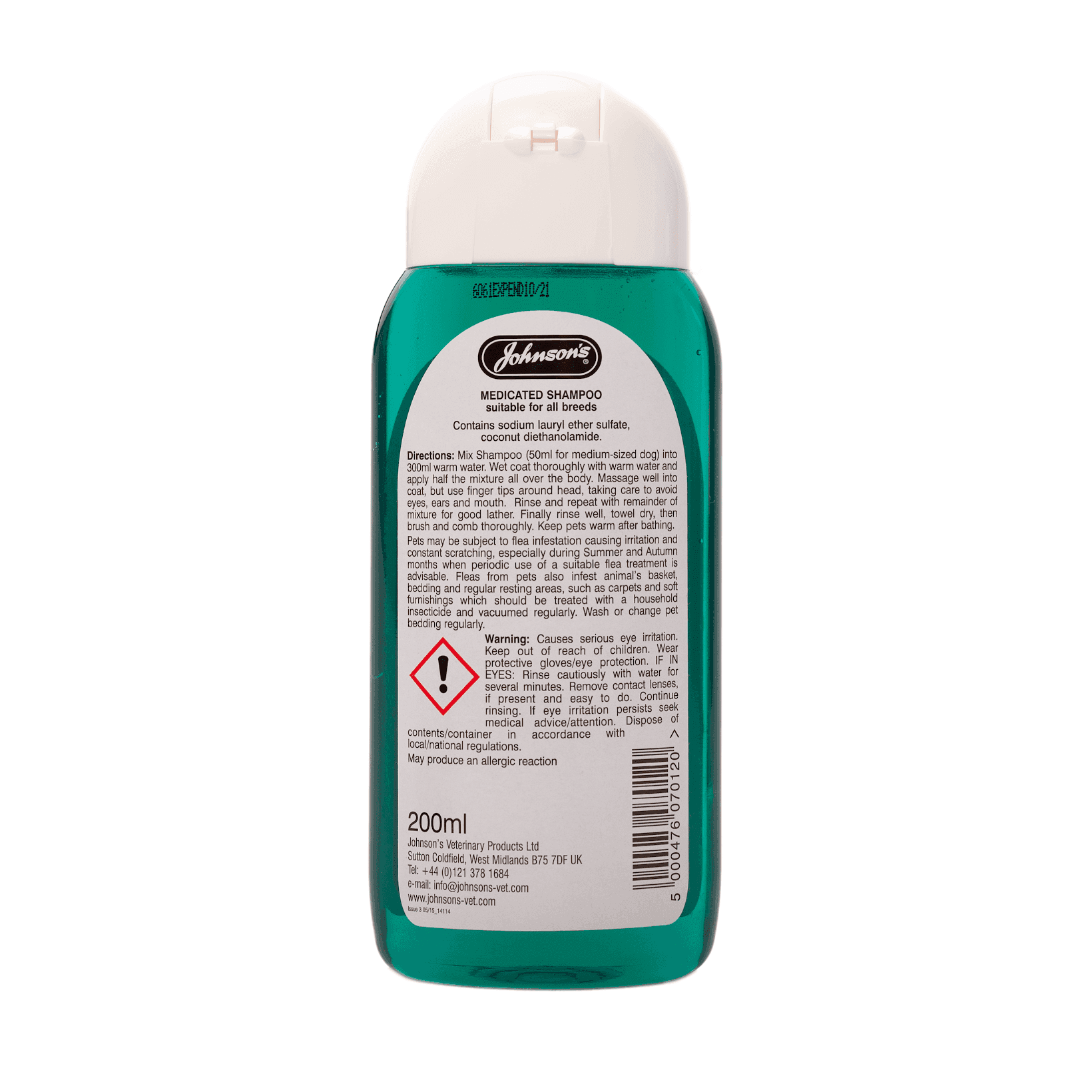 Johnsons Medicated Shampoo (200ml)