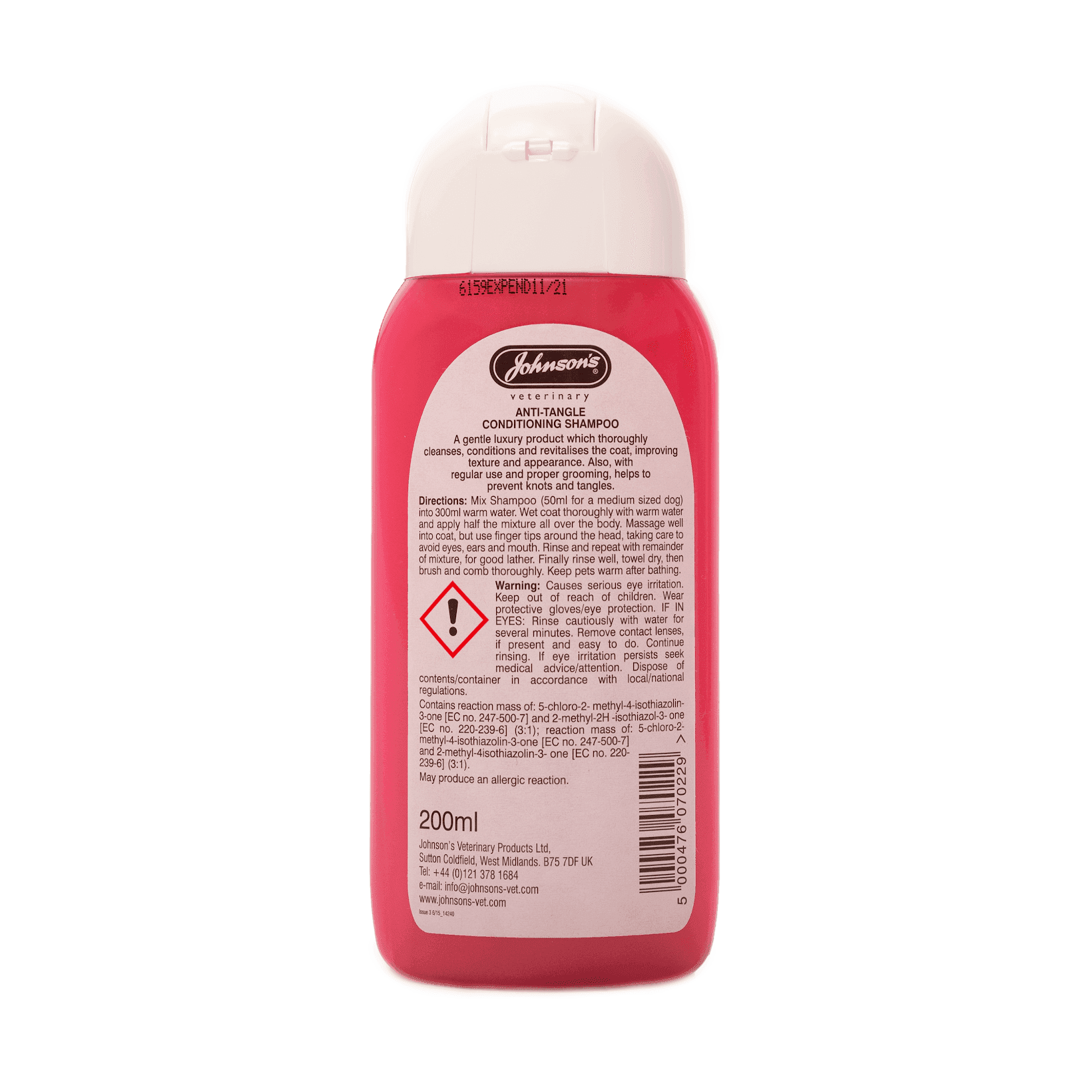 Johnsons Anti Tangle Conditioner Shampoo (200ml)