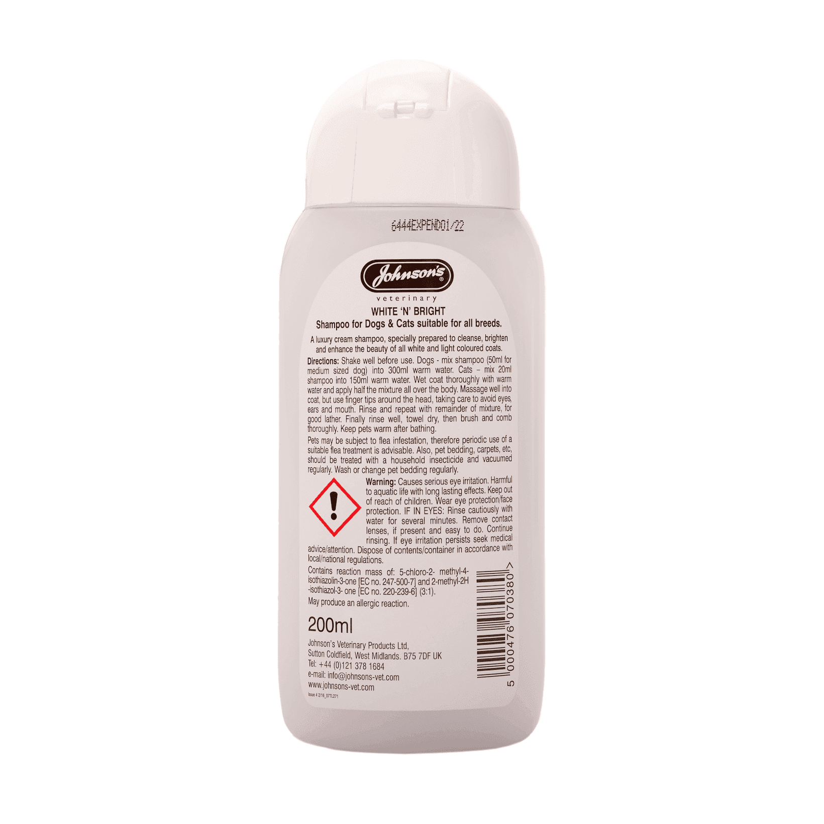 Johnsons White n Bright Shampoo (200ml)