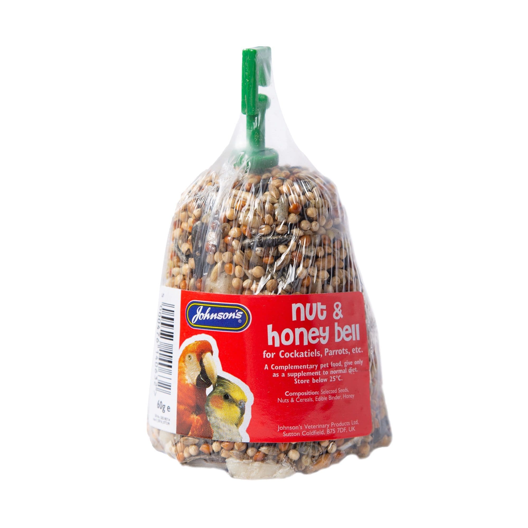 Johnsons Cockatiel & Parrot Nut & Honey Bells