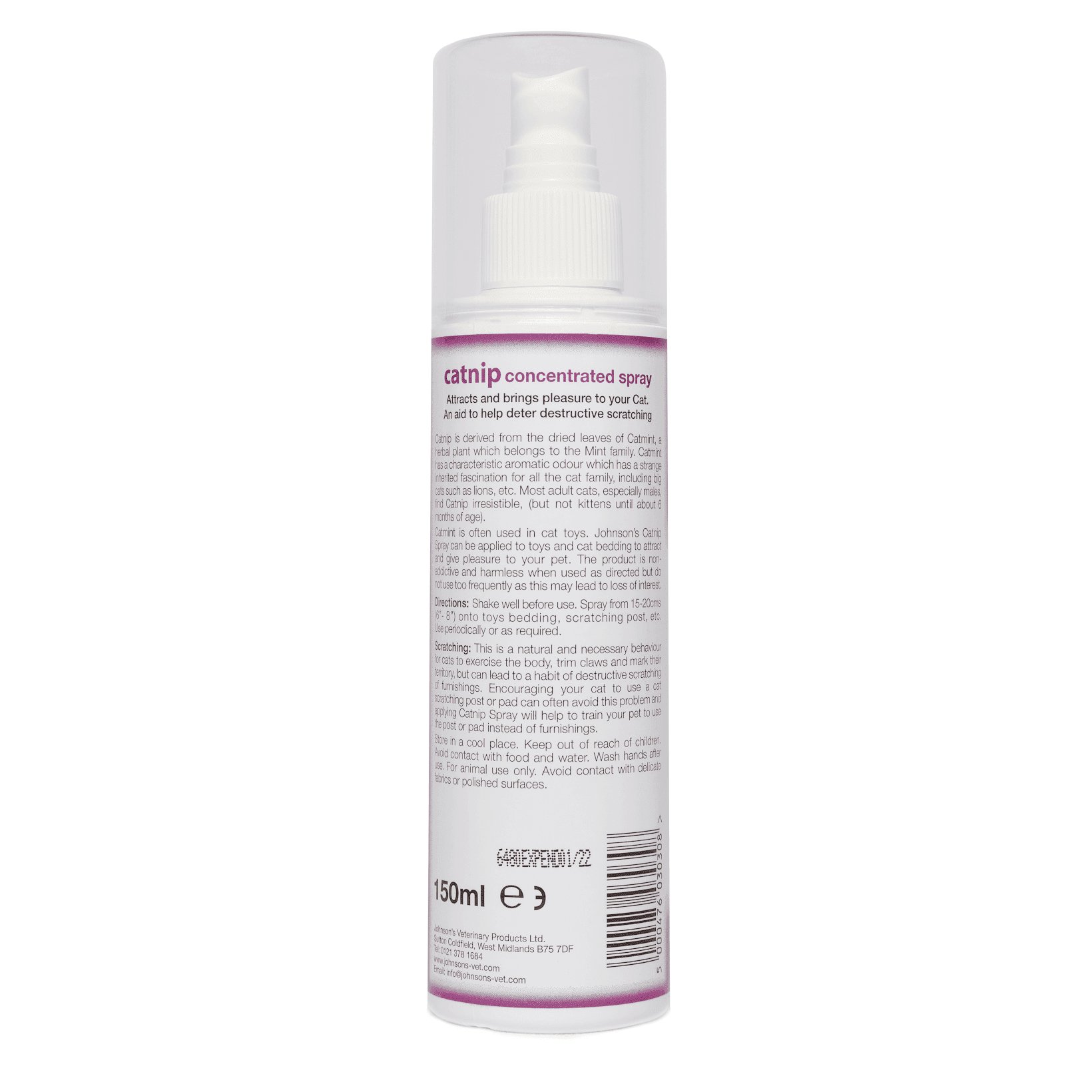 Johnsons Catnip Spray (150ml)