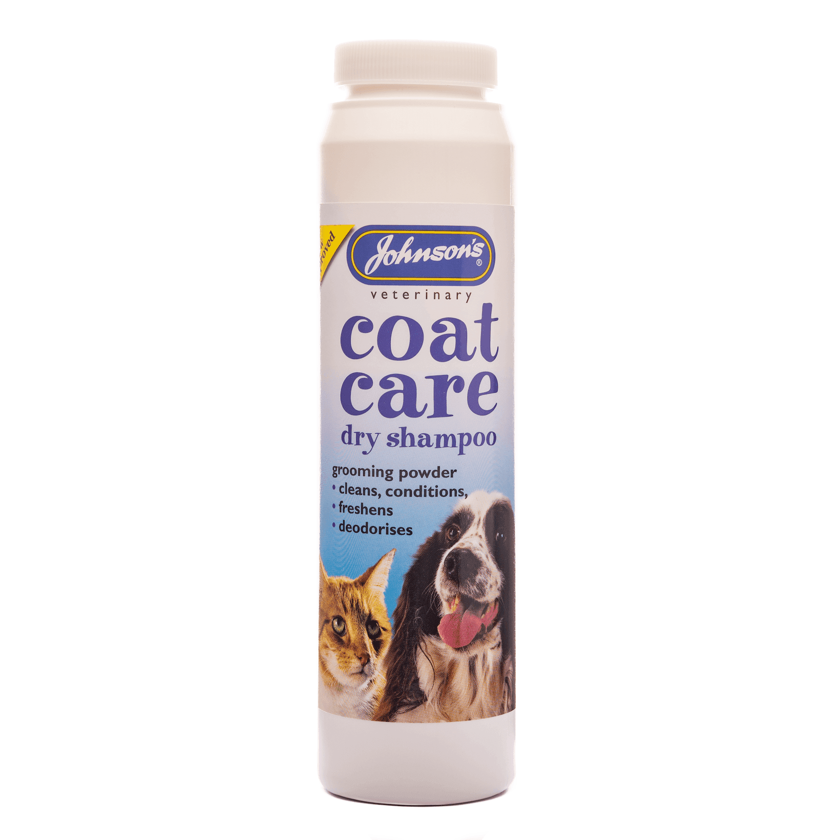 Johnsons Coat Care Dry Shampoo (85g)
