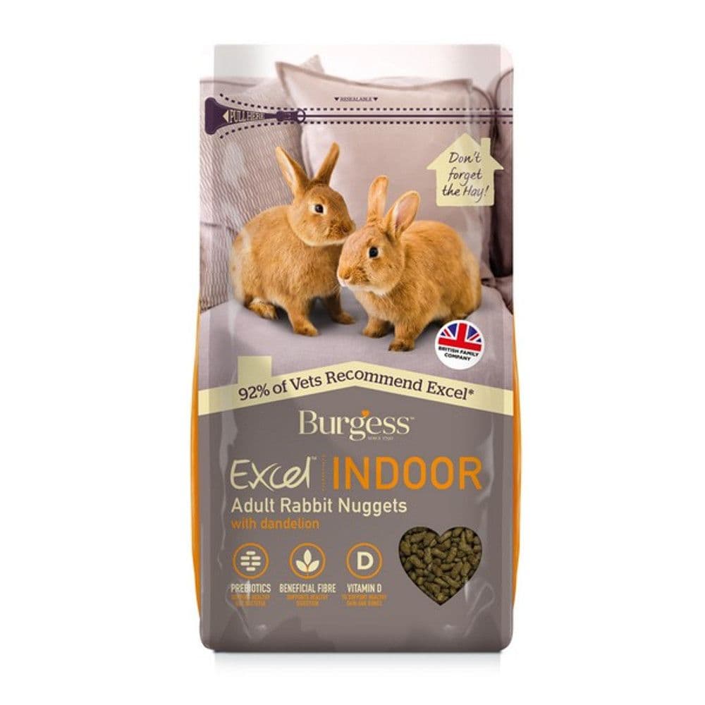 Burgess Excel Indoor Rabbit Nuggets (1.5kg)