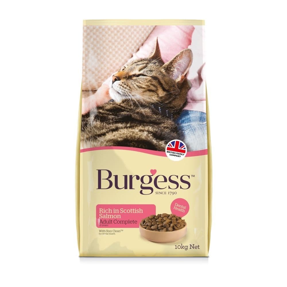 Burgess Adult Cat Scottish Salmon (10kg)