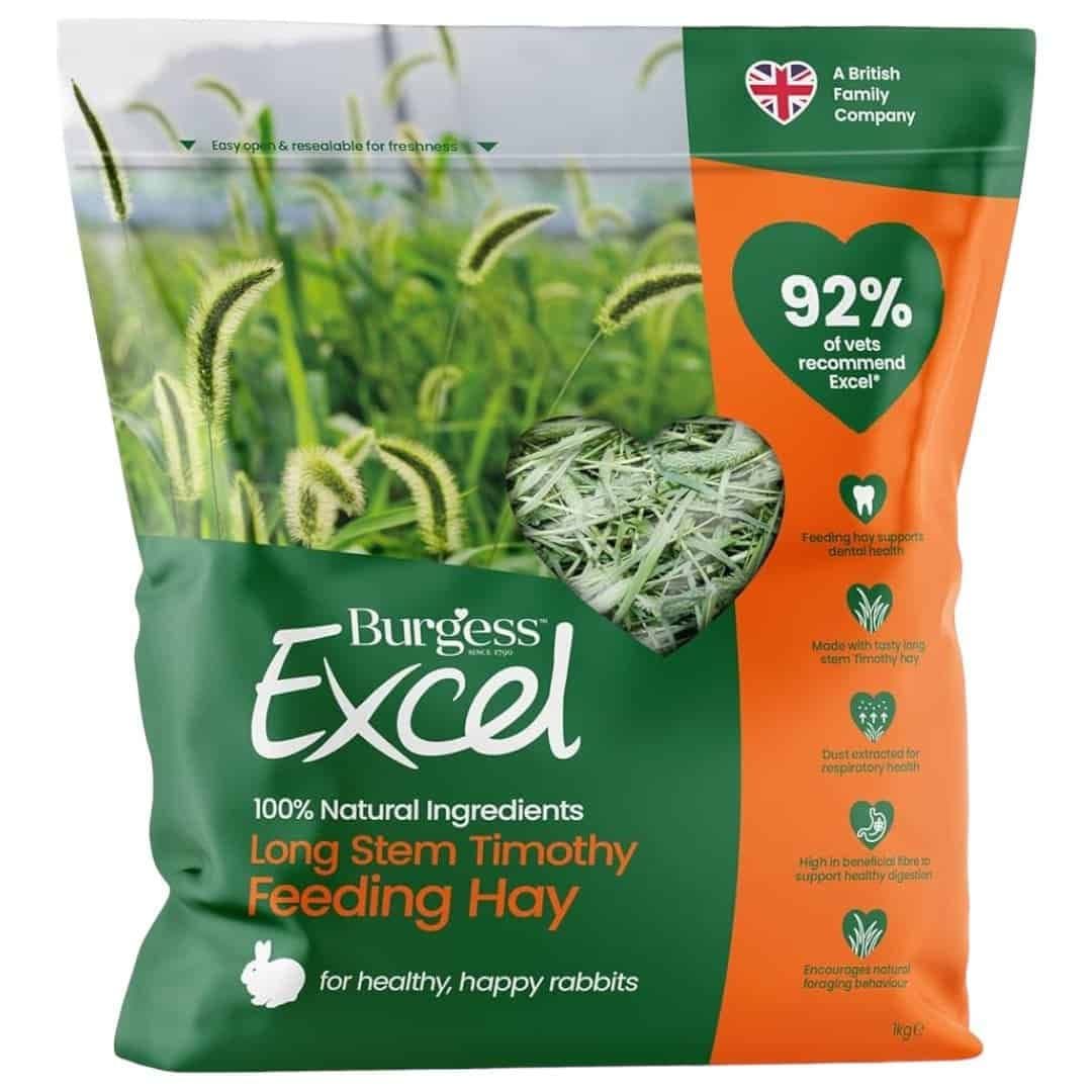 Burgess Excel Long Stem Feeding Hay (1kg)