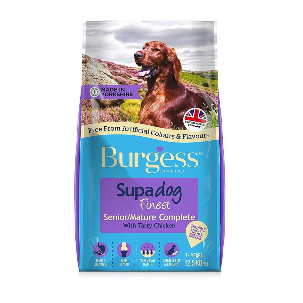 Burgess Supadog Mature Chicken (12.5kg)