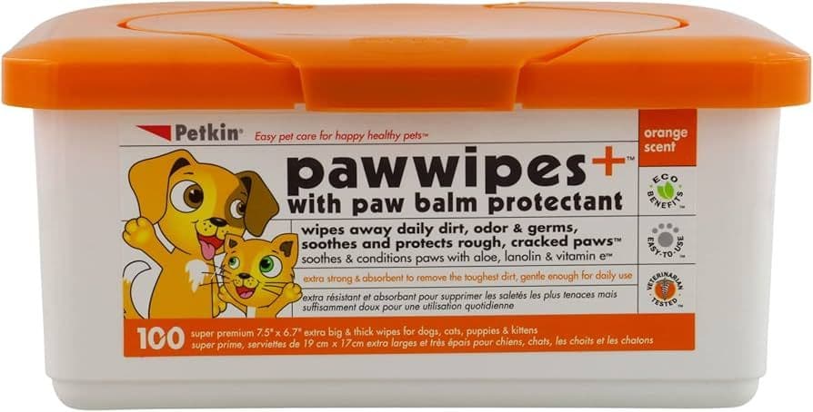 Petkin Paw Wipes (100pk)