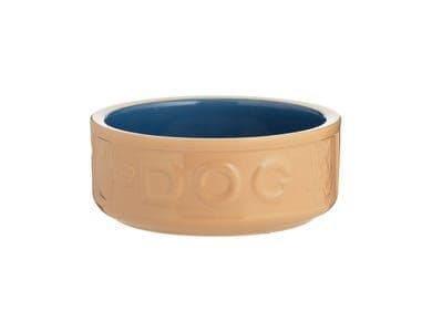 Mason Cash Cane & Blue Lettered Dog Bowl (15cm)