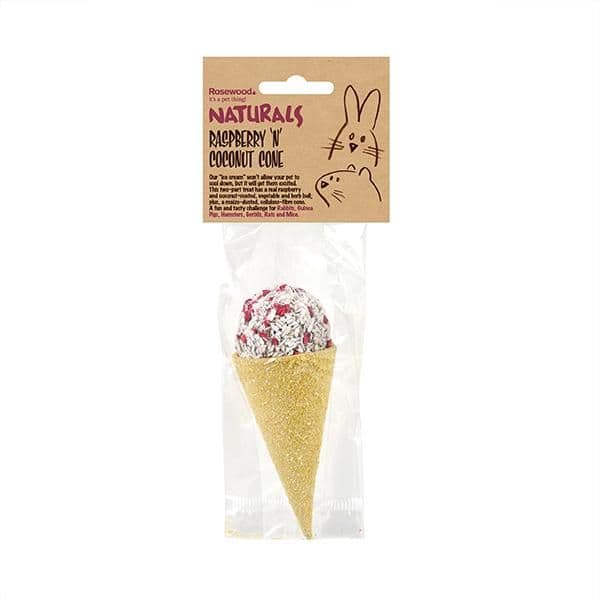 Rosewood Raspberry N Coconut cone