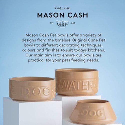 Mason Cash Colour Mix Cream Dog Bowl (15cm)