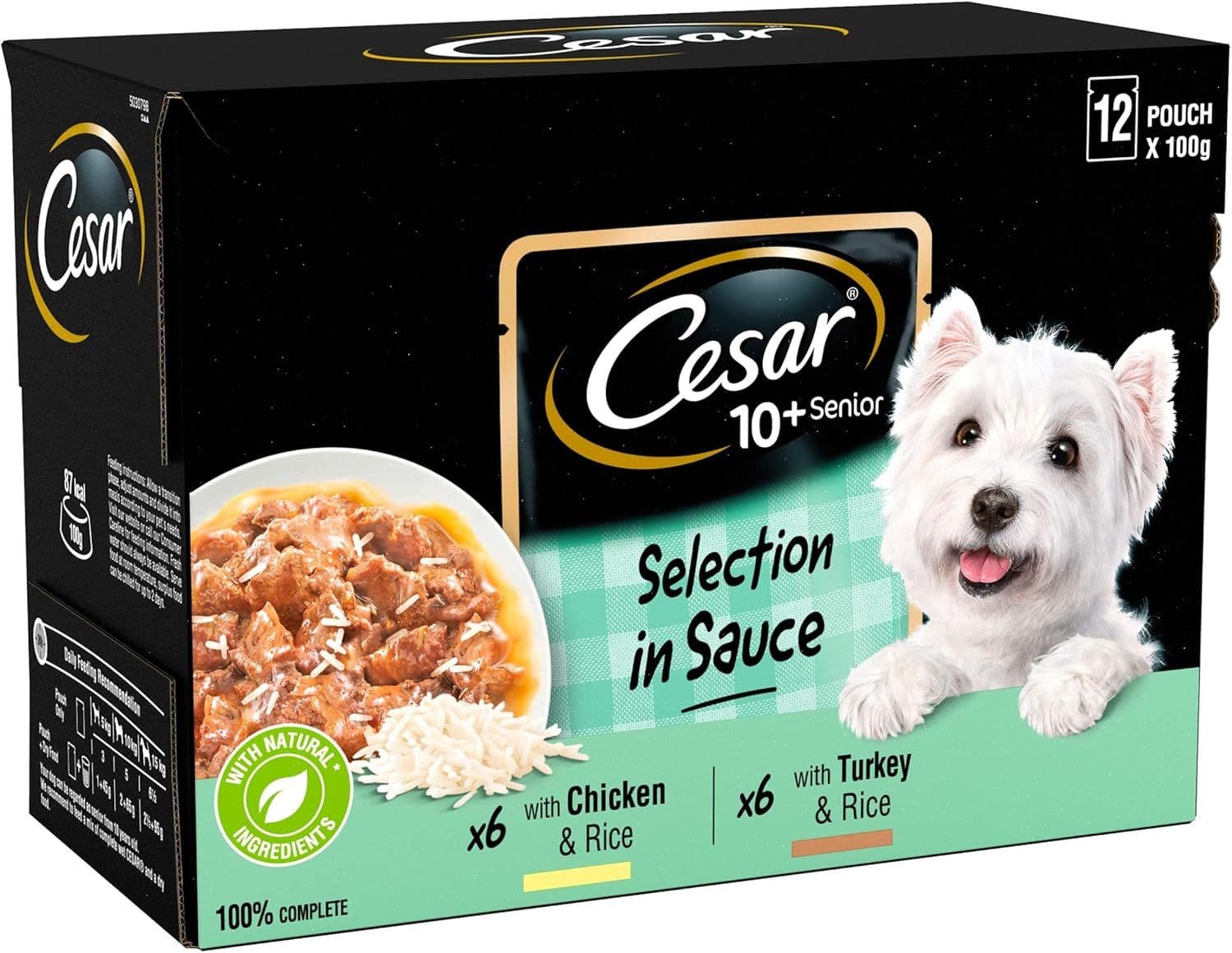 Cesar Senior 10+ Selection In Sauce (12x100g)