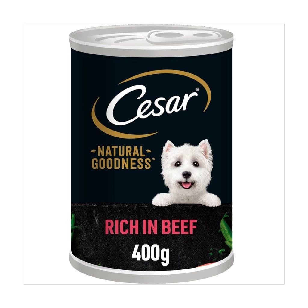 Cesar Natural Goodness Tin Beef& Veg (400g)