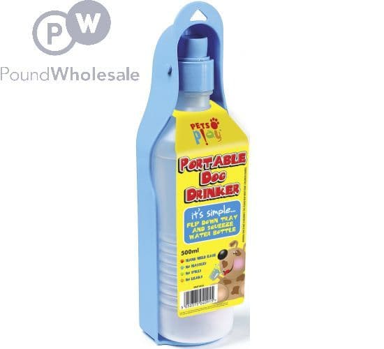 Pets Play Dog Portable Water Bottle