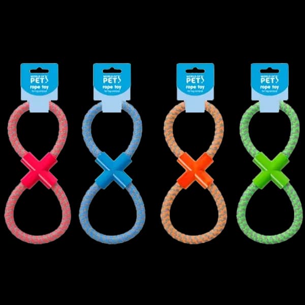 World of Pets Figure 8 Rope Toy