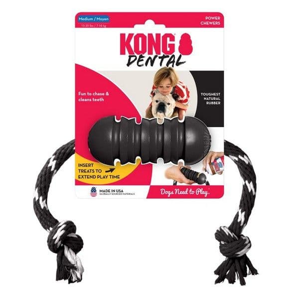 Kong Extreme Dental With Rope (Medium)