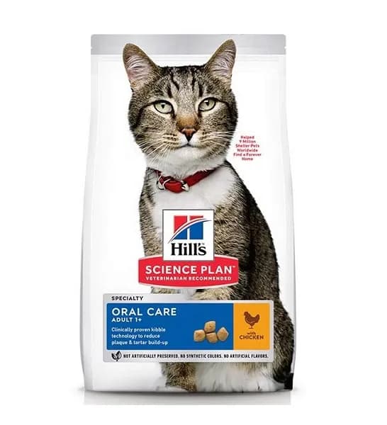 Hills Feline Adult Oral Care with Chicken (1.5kg)